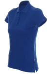 Koszulka polo medyczna damska niebieska