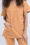 Bluza medyczna damska bawełniana brzoskwiniowa W20 eco