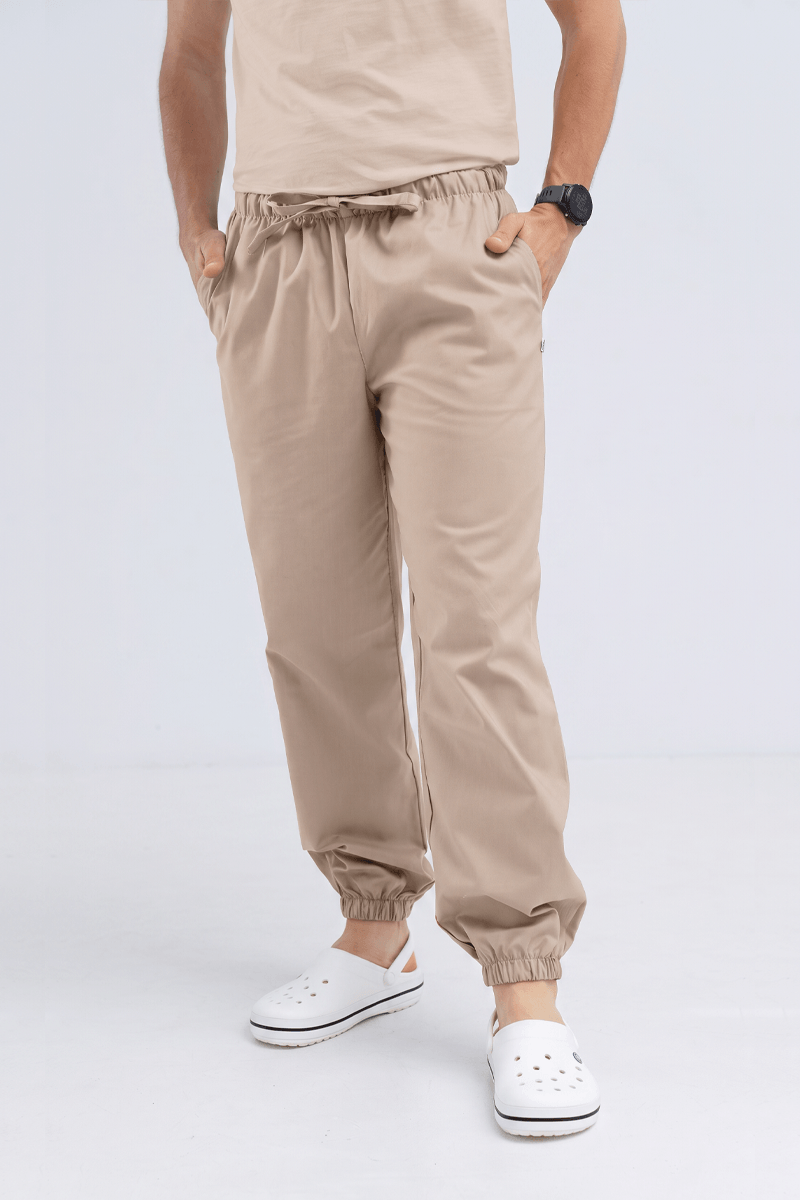 Beżowe joggery dla mężczyzn W3g Beżowe joggery dla mężczyzn W3g