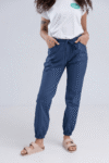 Dres medyczny damski granatowy – Bluza W20f eco i Spodnie W6g eco